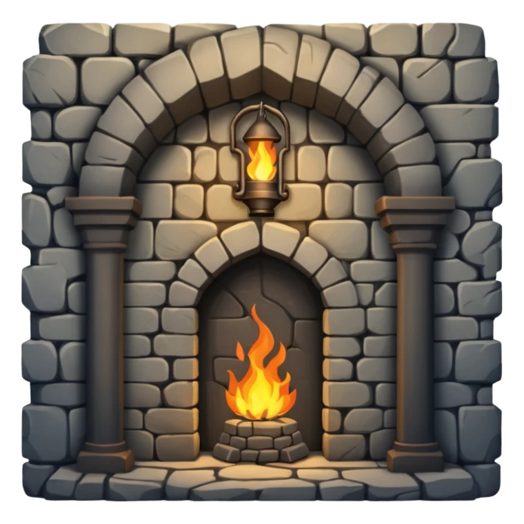 dungeon room in castle room sticker