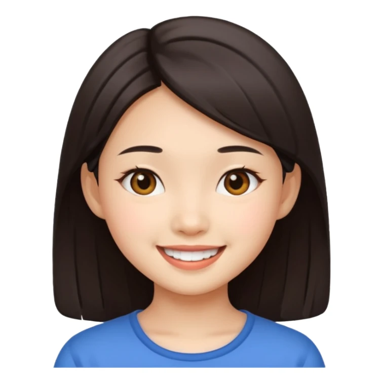 Cute Asian Girl sticker