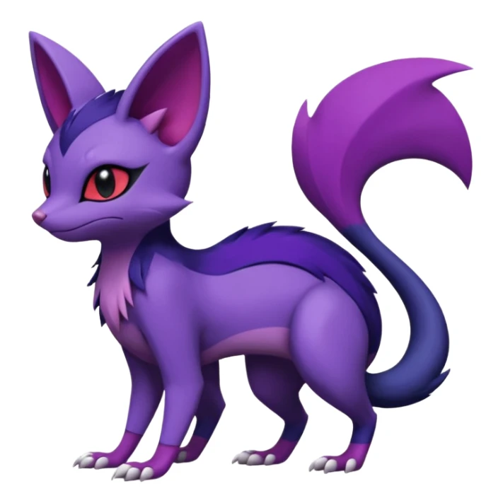  Noibat-Sneasel-Purrloin-Fakémon-hybrid-creature (full body)  sticker