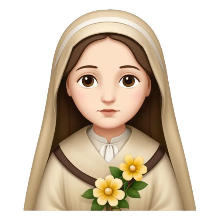 St. Therese of little flower sticker