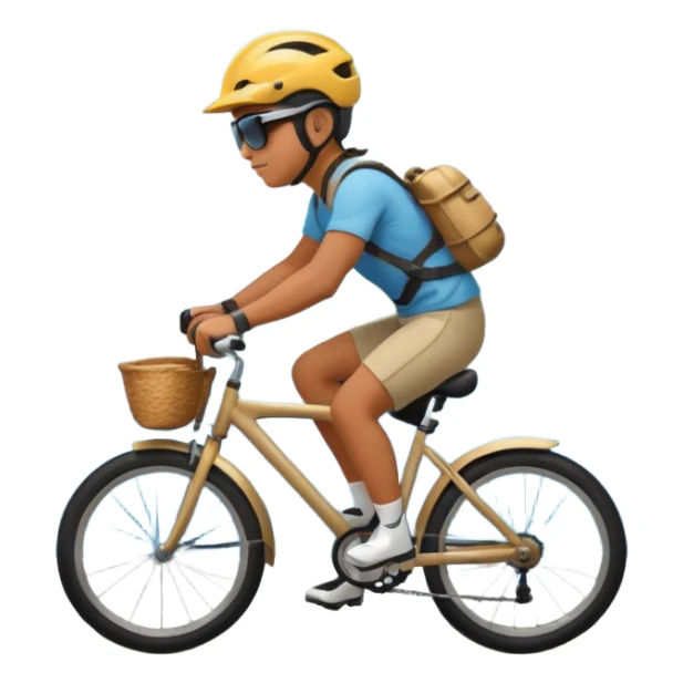 golden hour lakefront bike ride sticker