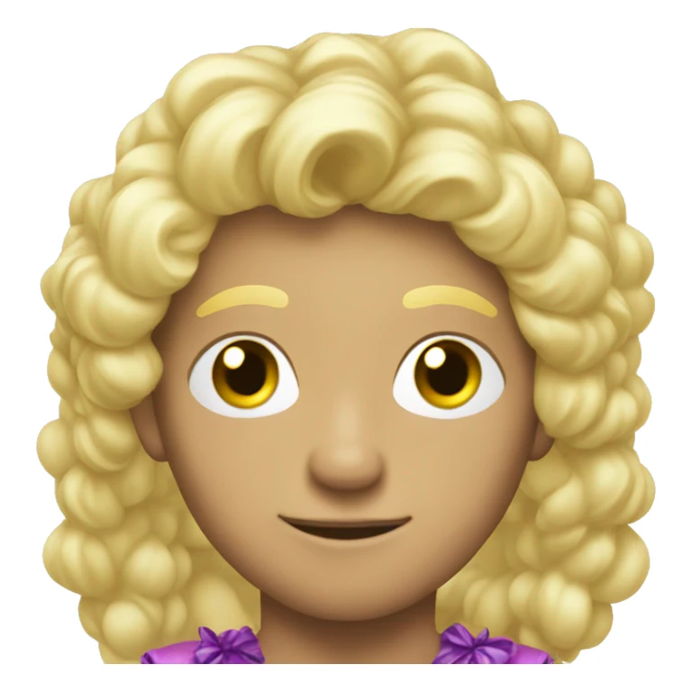 blonde man in fairy costume sticker