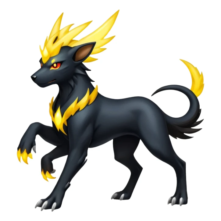 Luxray-Manectric-Houndoom-Pokémon-Fakémon-hybrid-creature sticker