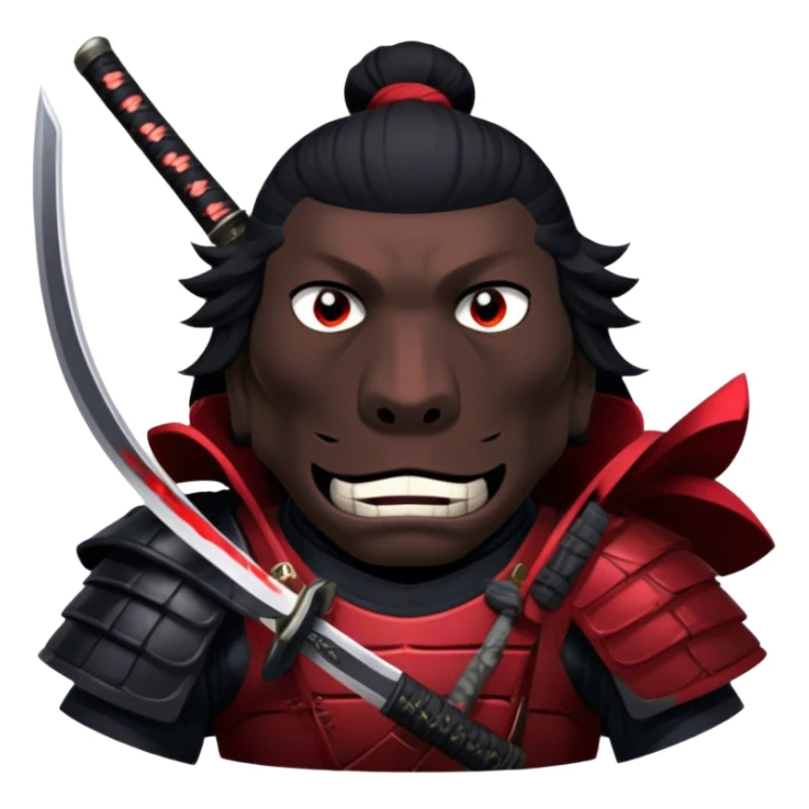 Fierce Samurai sticker