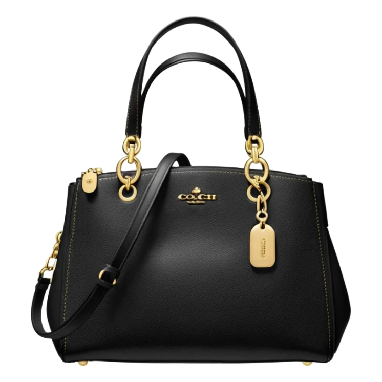 Coach Brooke Carryall black bag sticker