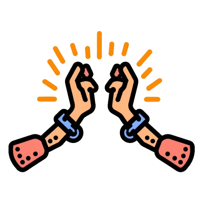 breaking free from chains symbolizing recovery from addiction sticker