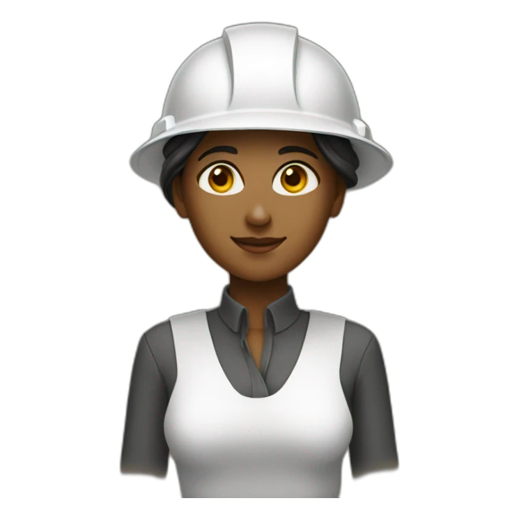 Women-Engineer-drawing-art-star-brownhiar sticker