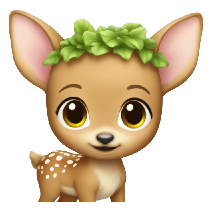 Fairy baby fawn sticker