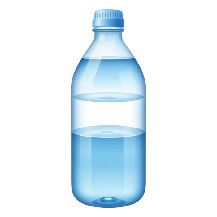 bottle of water upside down sticker