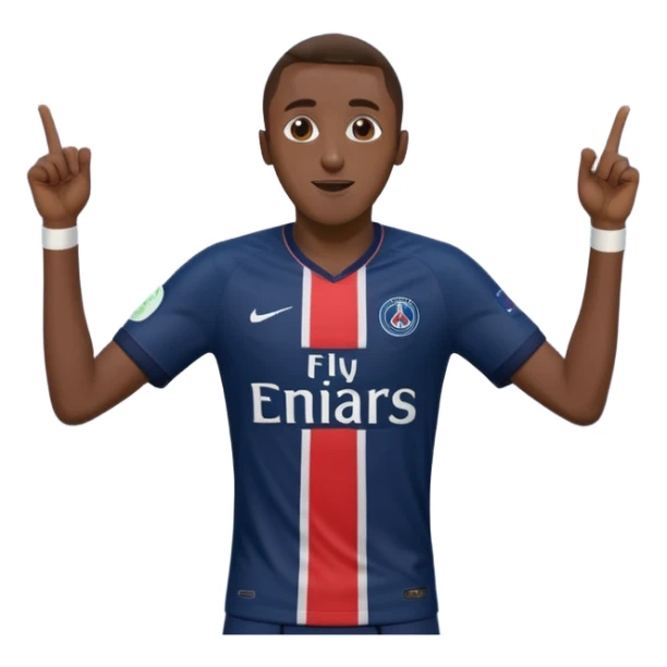 Matuidi celebrating a goal in PSG jersey sticker