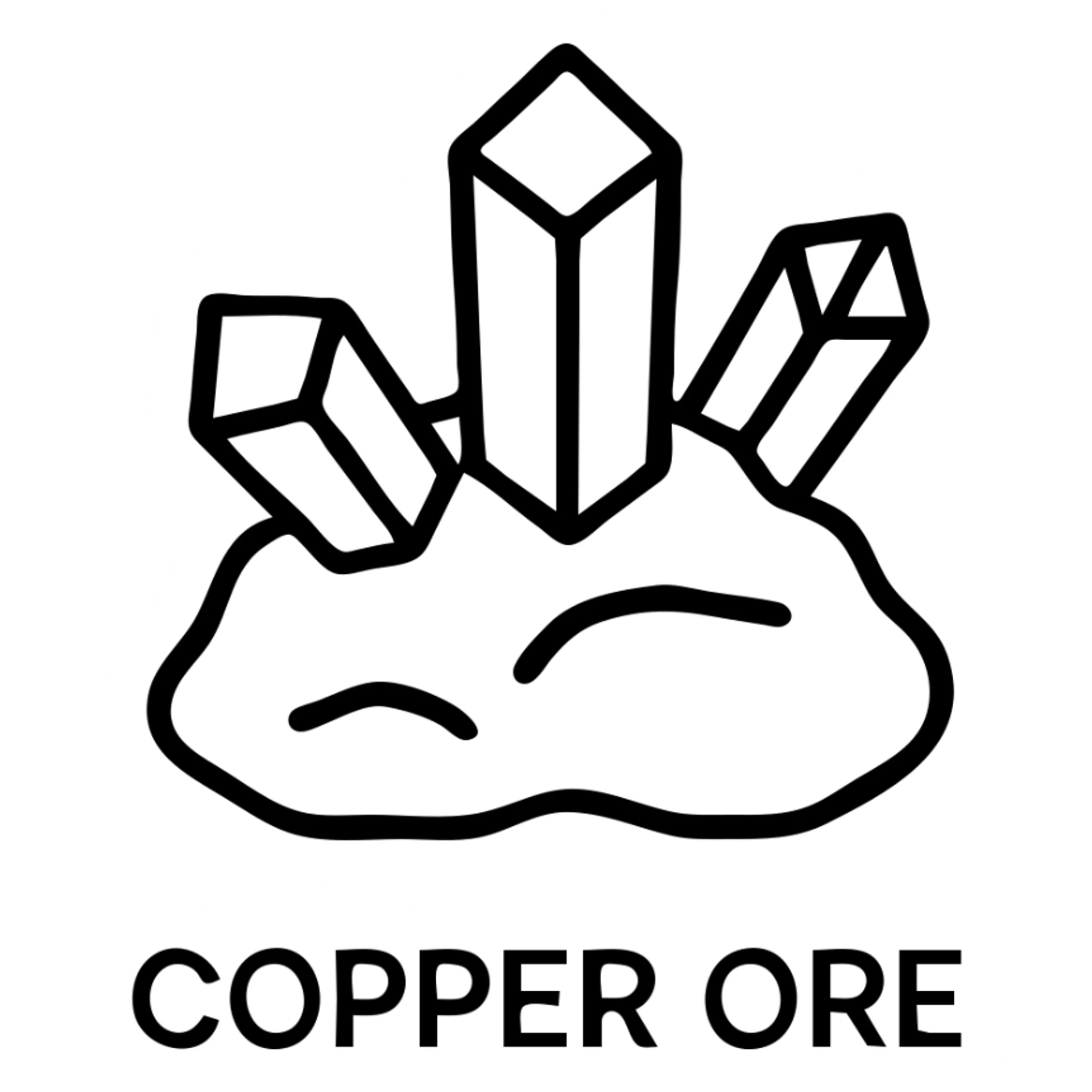 copper ore sticker