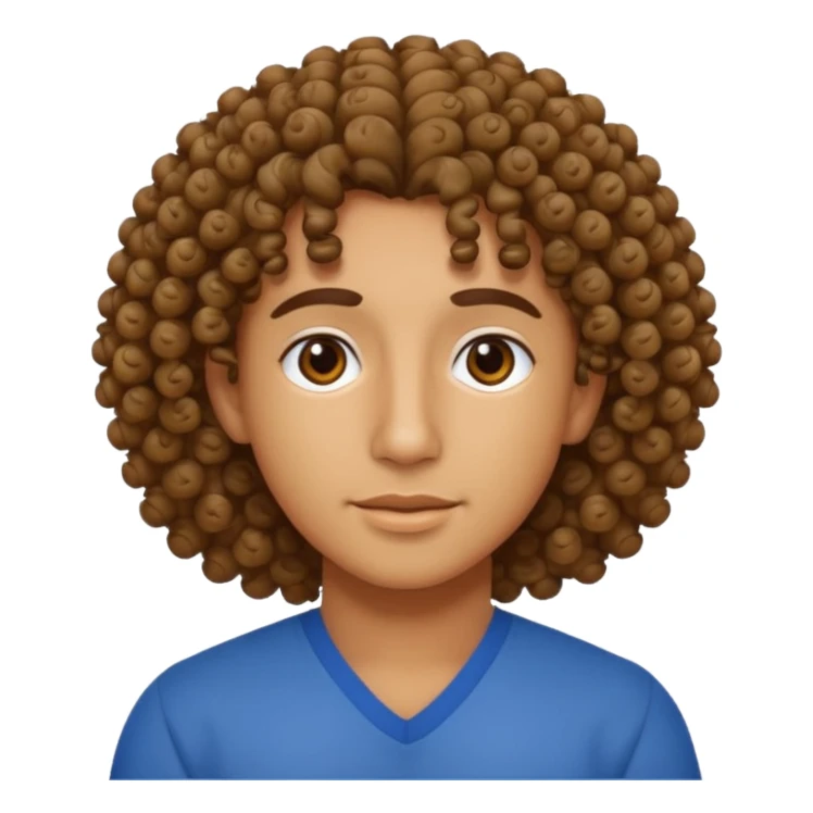 Hispanic with curly hair puerto rican sticker