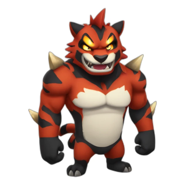 Incineroar (upper body shot) sticker