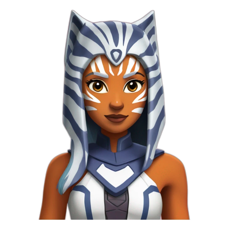 Ahsoka on a my little pony sticker