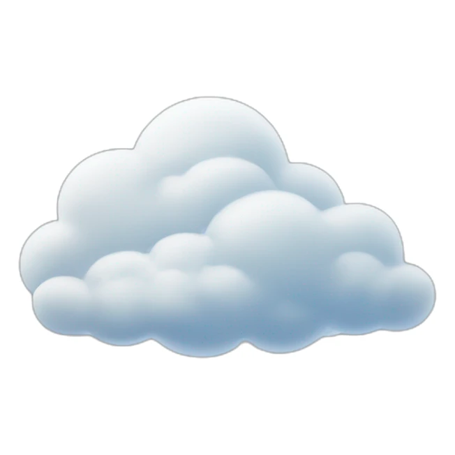 Clouds sticker