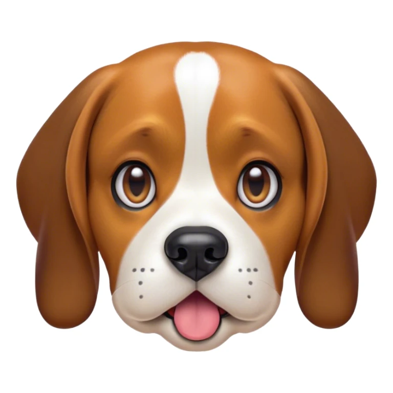Cinematic Comical Tri-Color Beagle Portrait Emoji, Head tilted dramatically with an exaggeratedly shocked or offended expression, featuring a short tri-color coat of white, brown, and black, wide, expressive hazel eyes filled with exaggerated disbelief, Simplified yet hilariously expressive features, highly detailed, glowing with a slightly sassy glow, high shine, dramatic yet playful, stylized with an air of attitude, bright and endearing, soft glowing outline, capturing the essence of a sassy and over-the-top pup, so meme-worthy it feels like it could side-eye its way into internet fame instantly! sticker