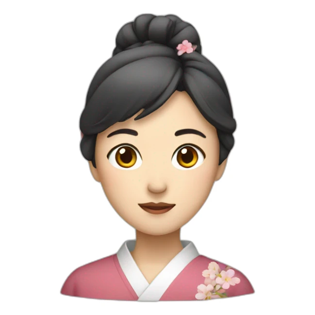 japanese woman sticker
