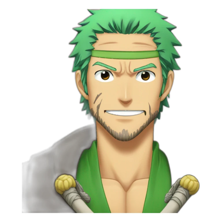 loutre loutre zoro  zoro de one piece sticker