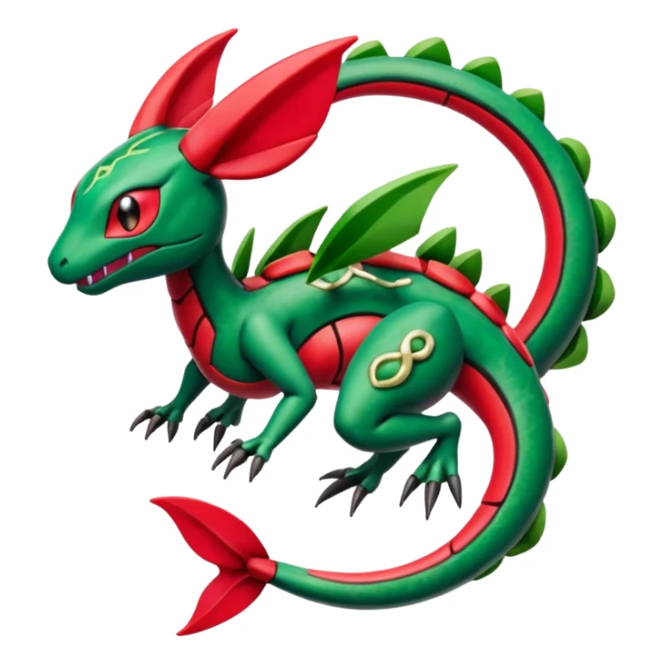 Meloetta-Guilmon-Rayquaza-Pokémon-Fakémon-creature sticker