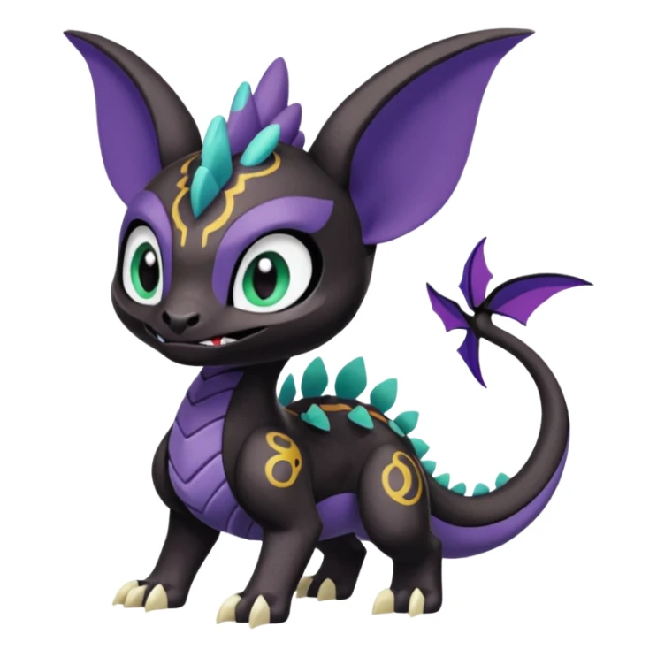 Meloetta-Raikou-Spyro-Toothless-Stitch-Pokémon-Fakémon-creature-hybrid sticker