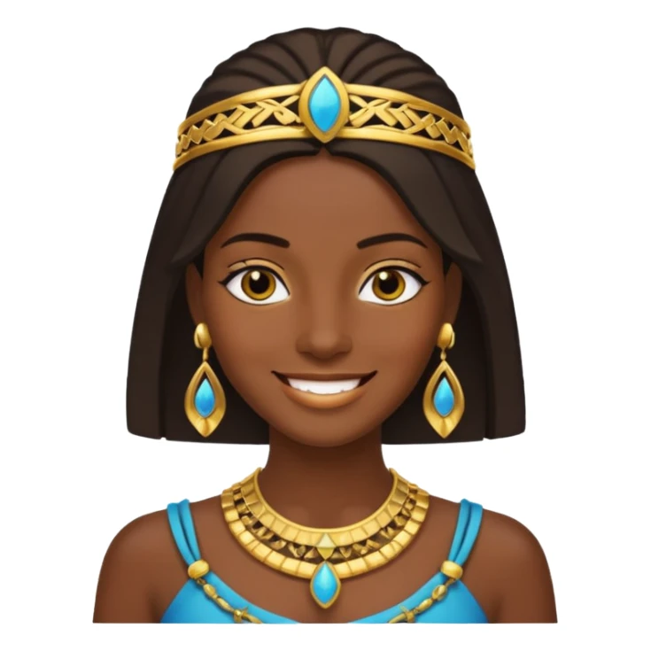 crie um memoji da personagem cléo de nile de monster high sticker