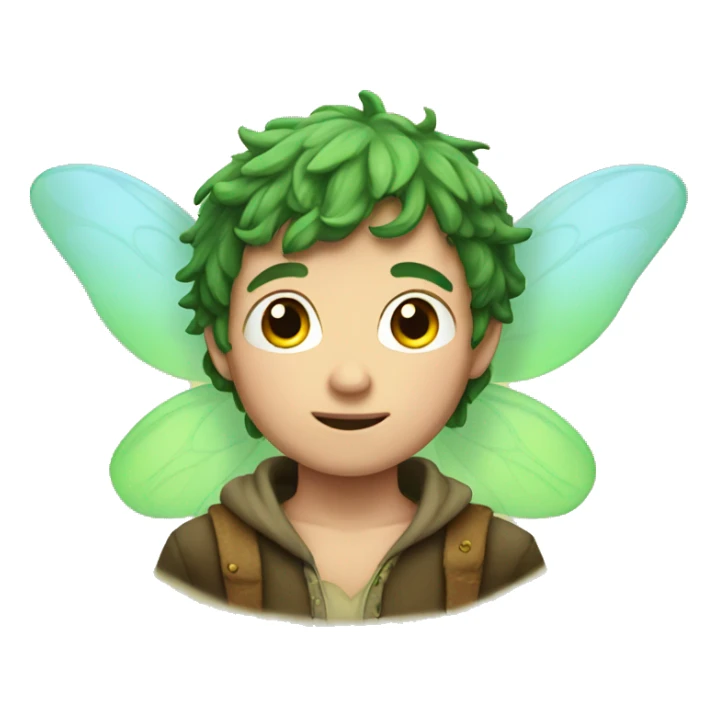 Fairy boy sticker