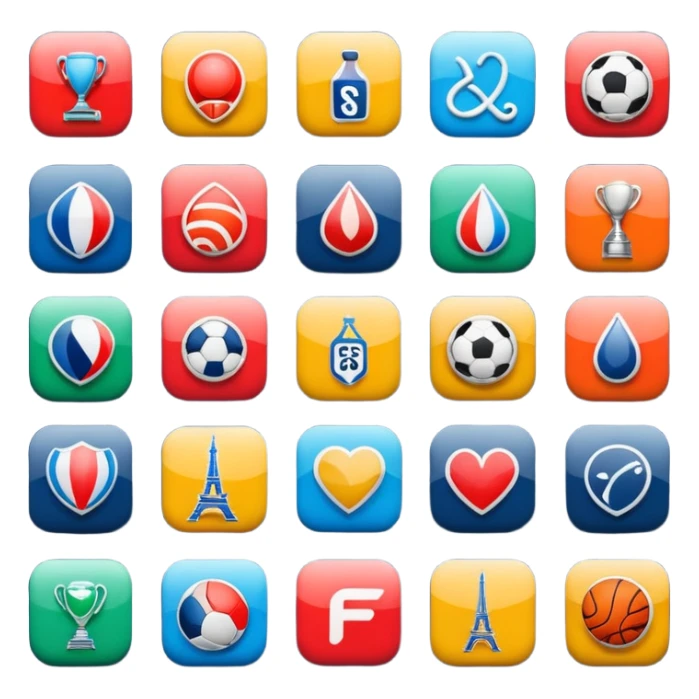 Des logo des applications de Paris sportifs  sticker