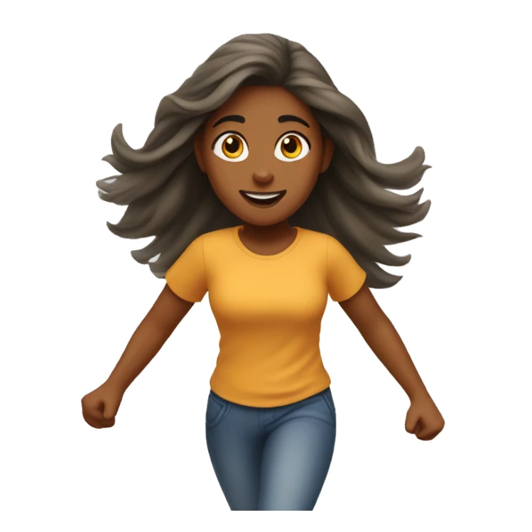 Girl who run with a shetland sheepdog sticker