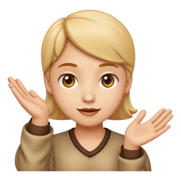 🤔this emoji with an innocent suspicious but also smirking 😏 expression looking up, but with that same hand sticker