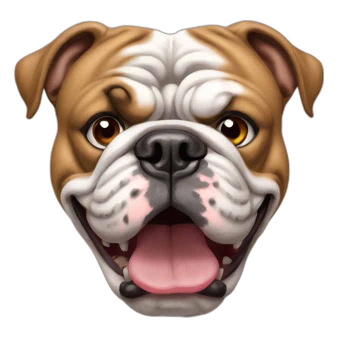 Mad english bulldog sticker