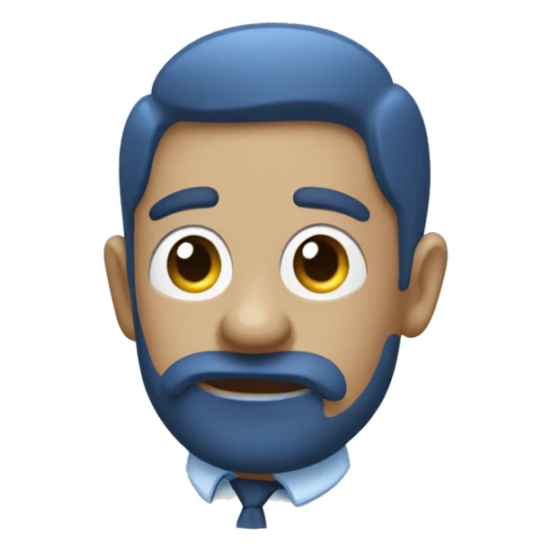 The word BizDev in white letters on a blue backround sticker