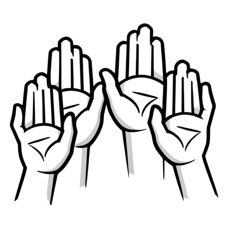 the bloodlines we are the ones hand symbol sticker