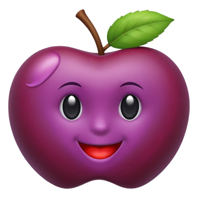 acai berry apple emoji  sticker