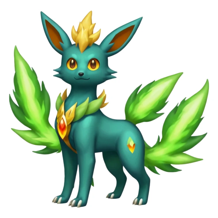 Zygarde-Flareon-Electrike-Virizion-Manectric-Fakémon-fusion, full body sticker