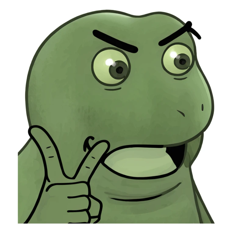 Make a mad emoji sticking the middle finger  sticker