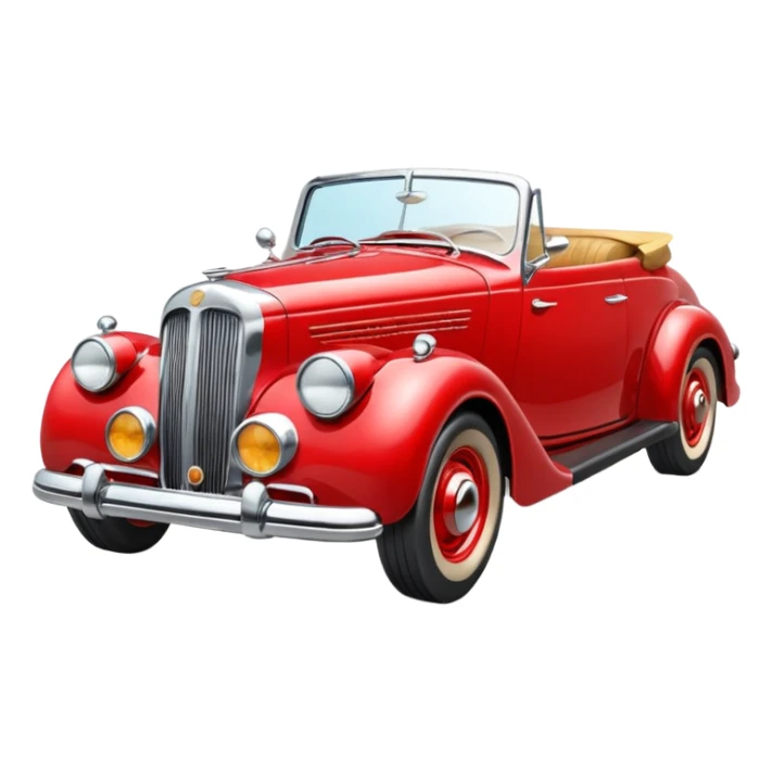 vintage car emoji sticker