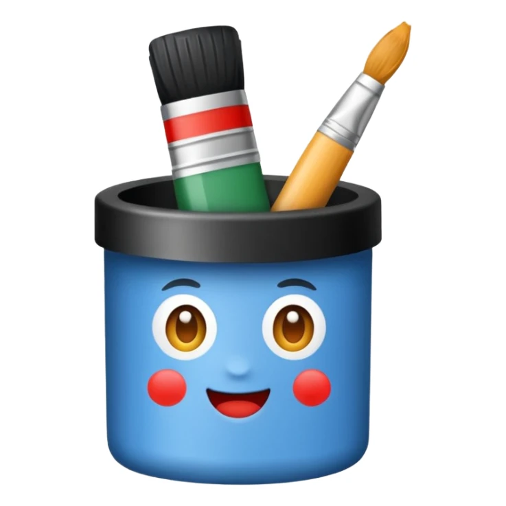 artist paint tube  sticker