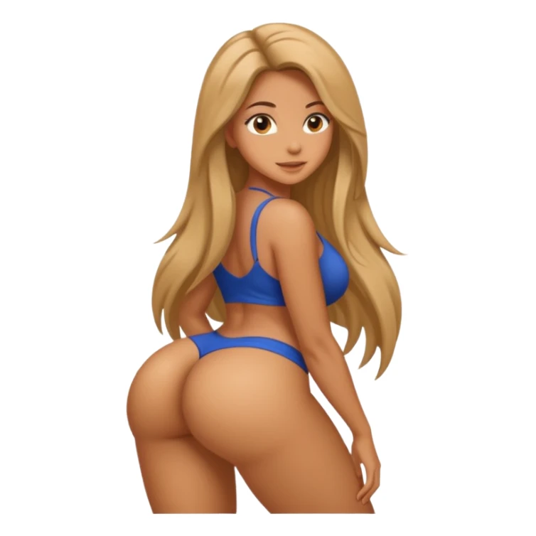 Woman with great ass sticker
