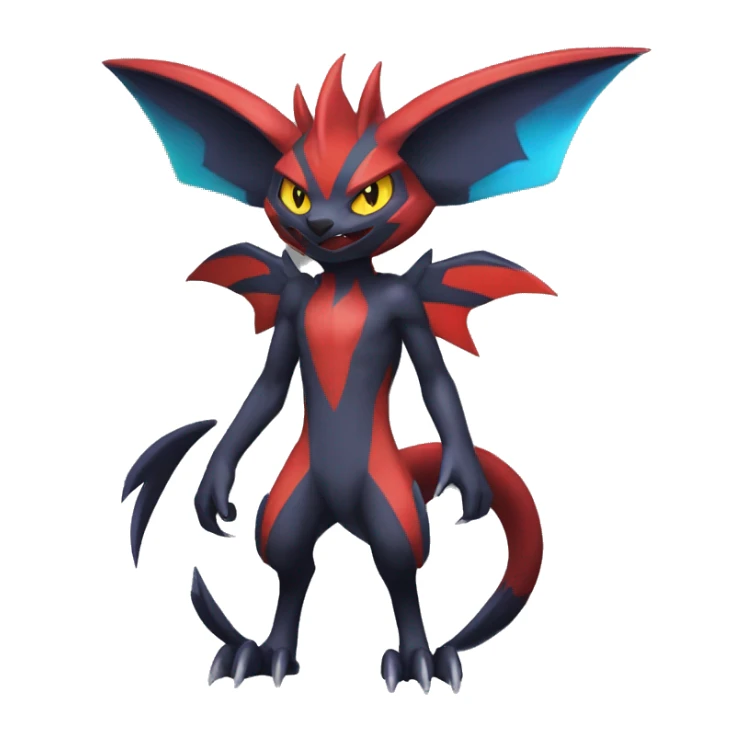 Noivern-Litten-Zoroark full body sticker