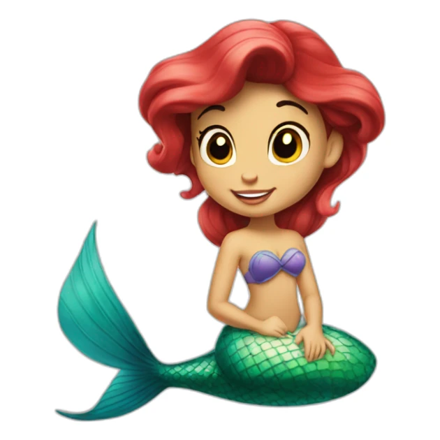 The little mermaid disney sticker