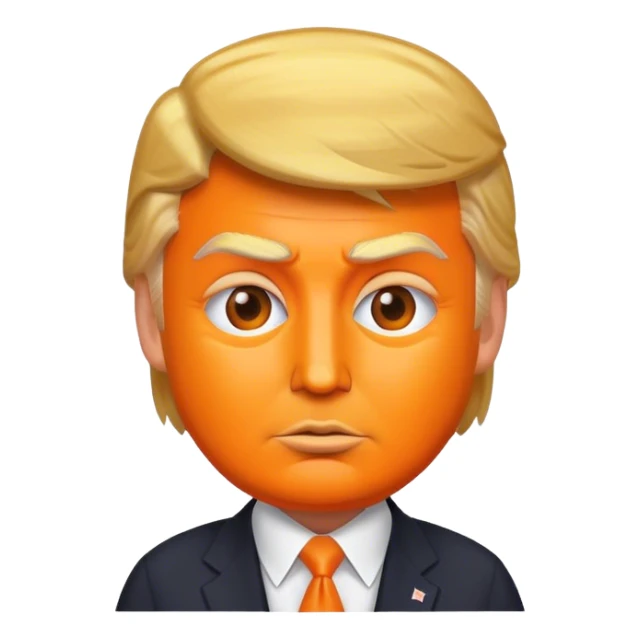 make a crypto donald trump emojie sticker