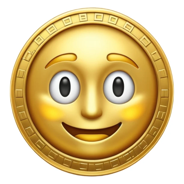 The secret to success emoji that looks like digital currency sticker