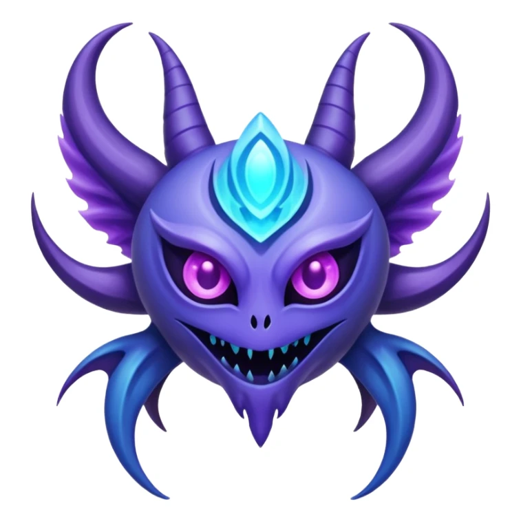 Abstract Ghastly-Haunter-Lunala-ET-hybrid-fantasy-creature sticker