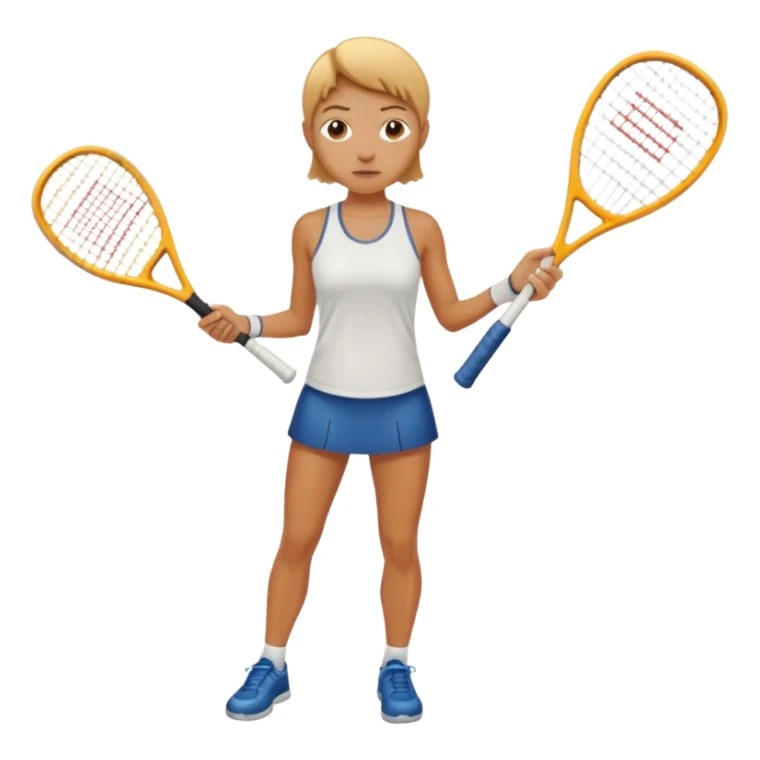 emoji squash sports sticker