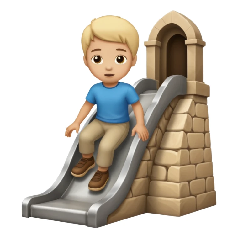 Kaydiraktan mezara giden cocuk sticker