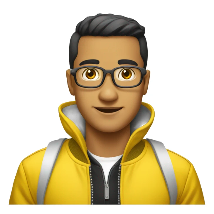 yellow bomber university of indonesia sticker