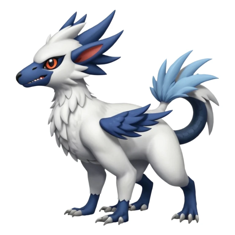 Trico-Nargacuga-Silvally-Absol-fusion sticker