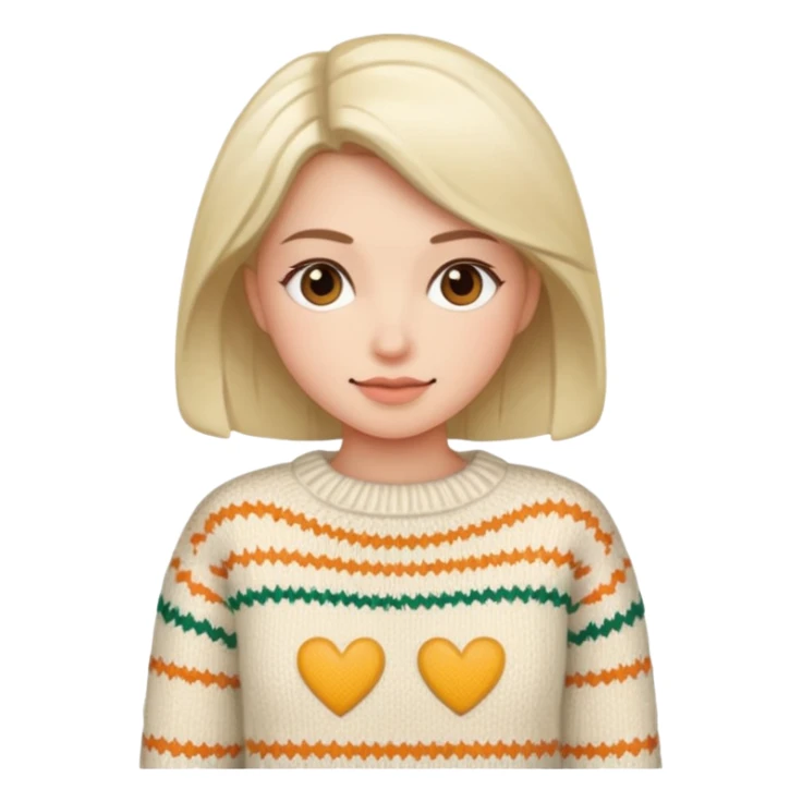 Women in Knitten wear sticker