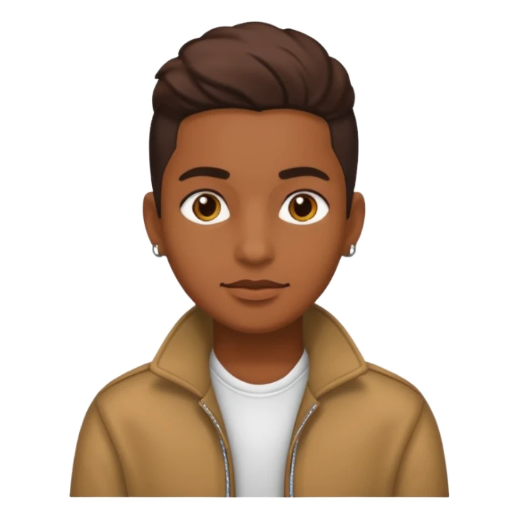 Un persona morena con un estilo calle sticker