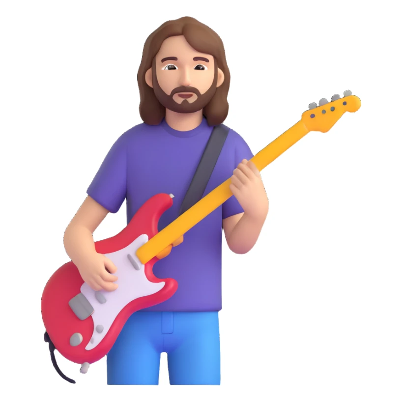 Kevin Parker 3D emoji sticker